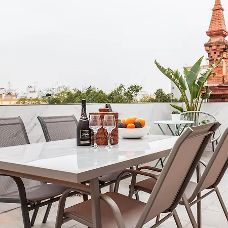 شقة Fantastico Atico 2 Hab Gran Terraza Sevilla/triana *